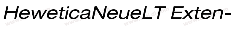 HeweticaNeueLT Exten字体转换
